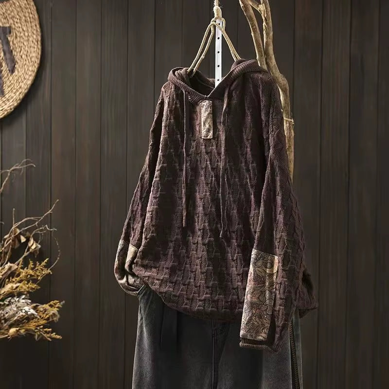 Loose Cotton Knitted Sweater
