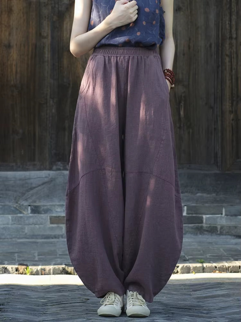 Vintage Linen Bloomers Pants