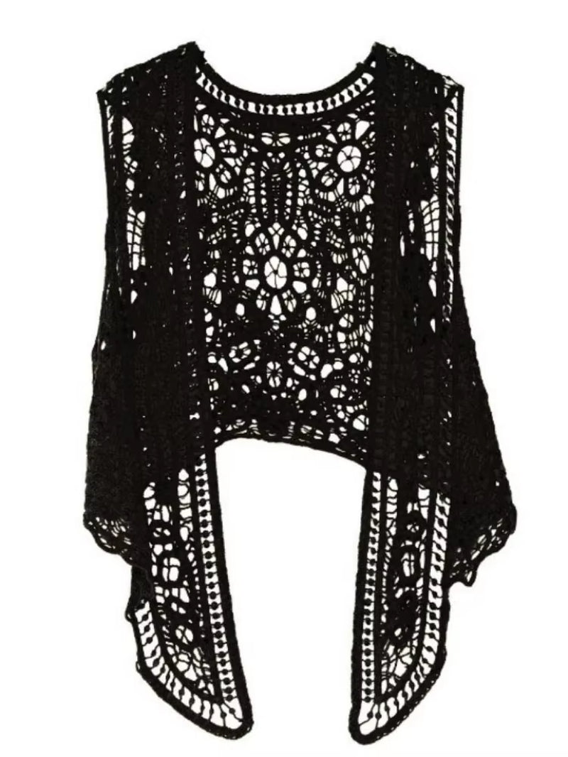 Cardigan Crochet Blouse