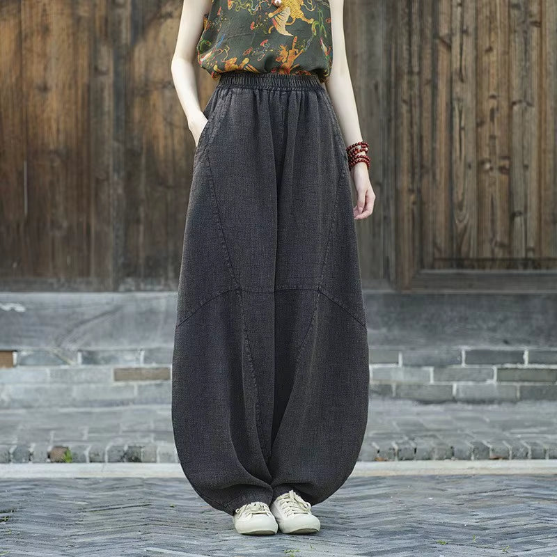 Vintage Linen Bloomers Pants