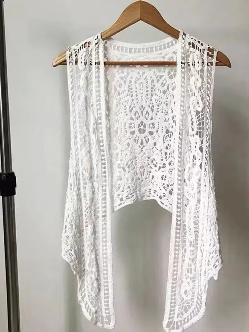 Cardigan Crochet Blouse