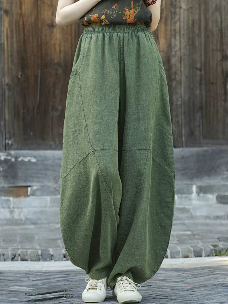 Vintage Linen Bloomers Pants