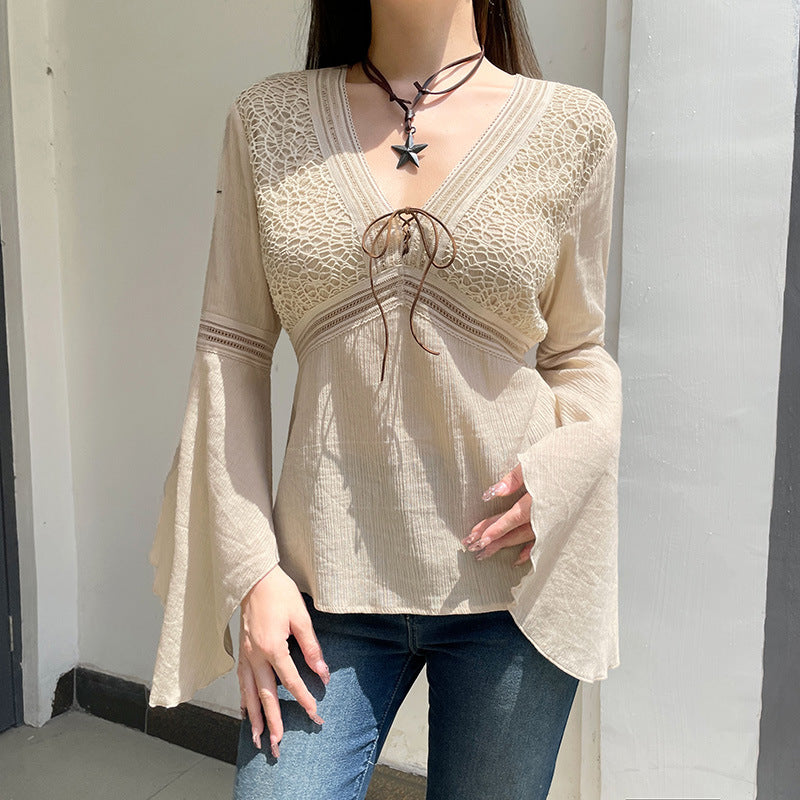 Mesh Long Sleeve Shirt