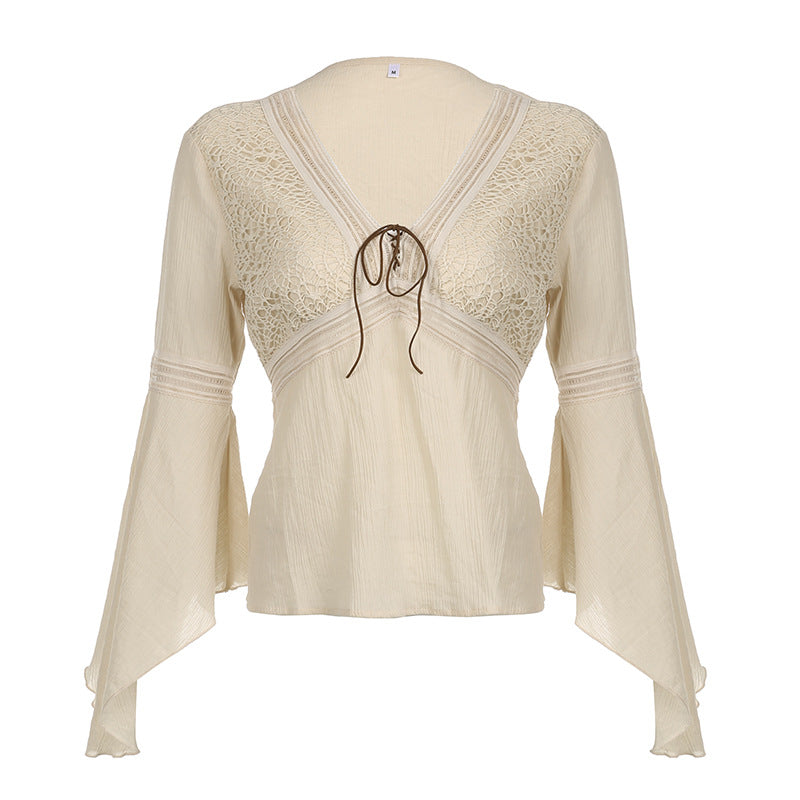 Mesh Long Sleeve Shirt