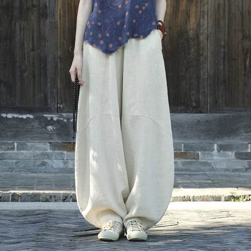 Vintage Linen Bloomers Pants