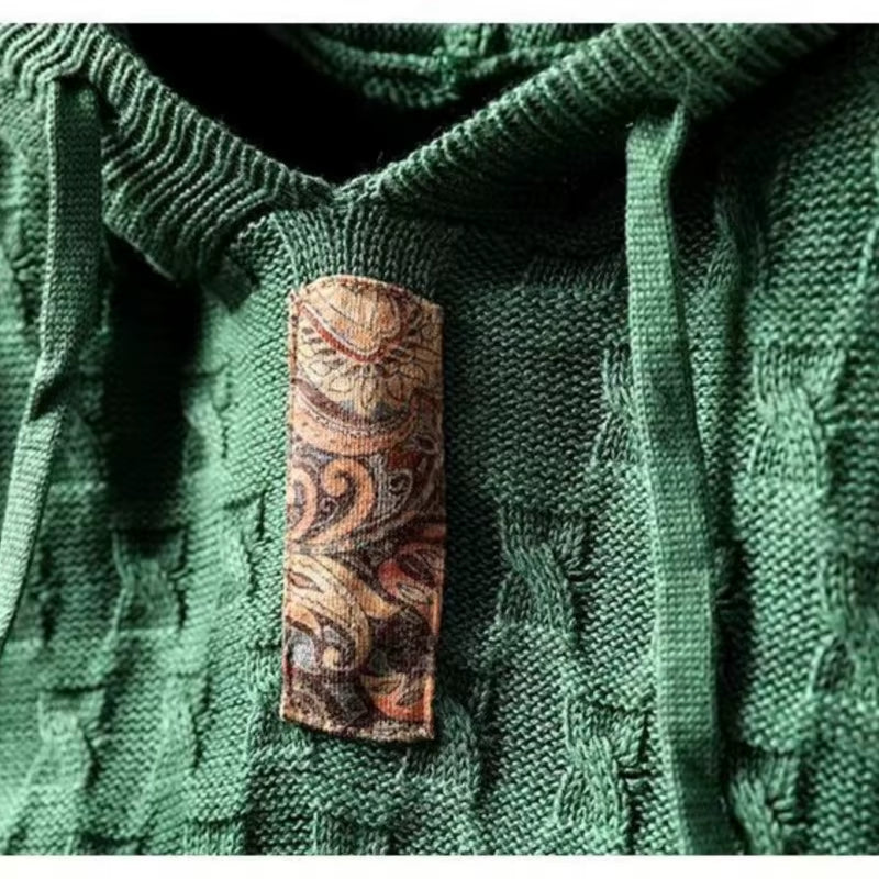 Loose Cotton Knitted Sweater
