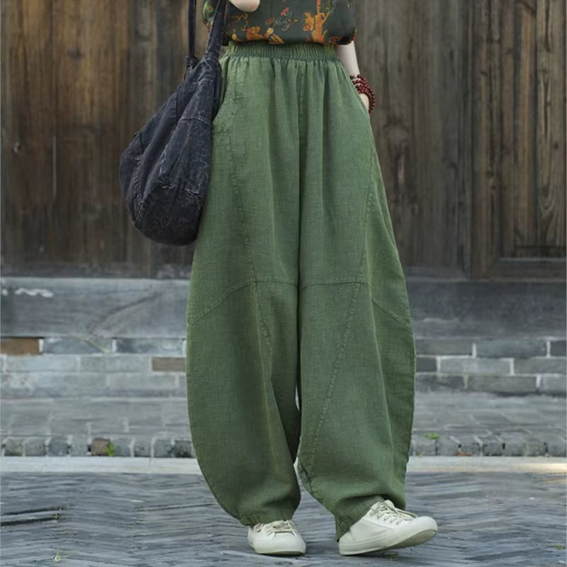 Vintage Linen Bloomers Pants