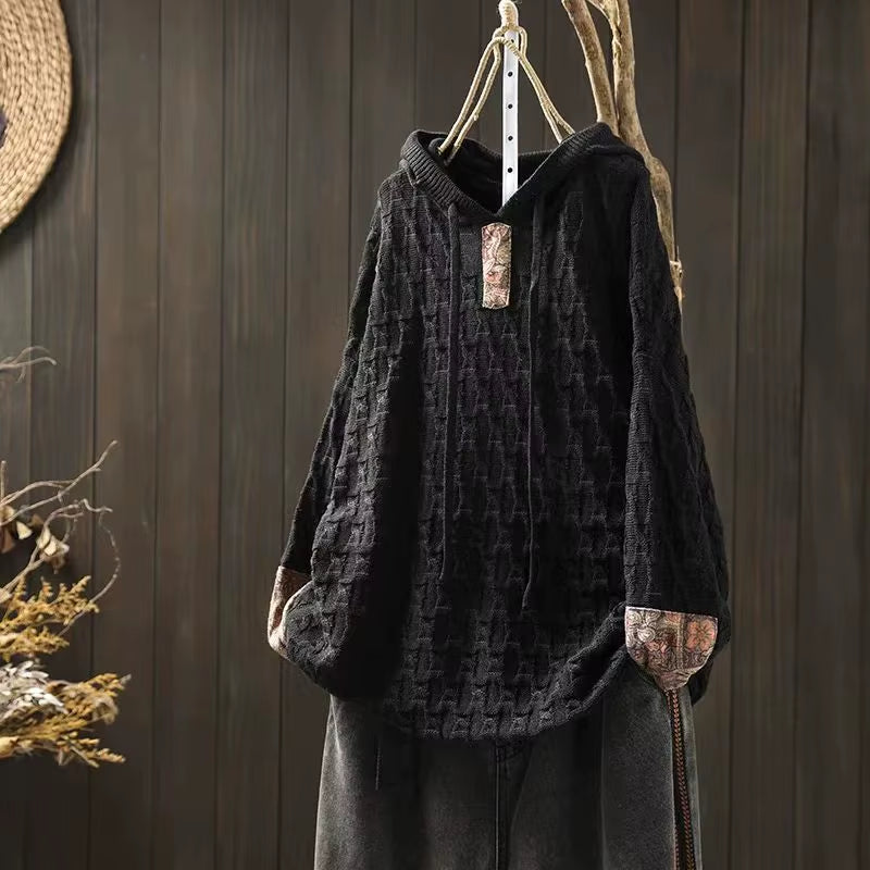 Loose Cotton Knitted Sweater