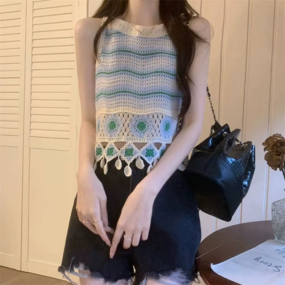 Knitted Tank Top Summer
