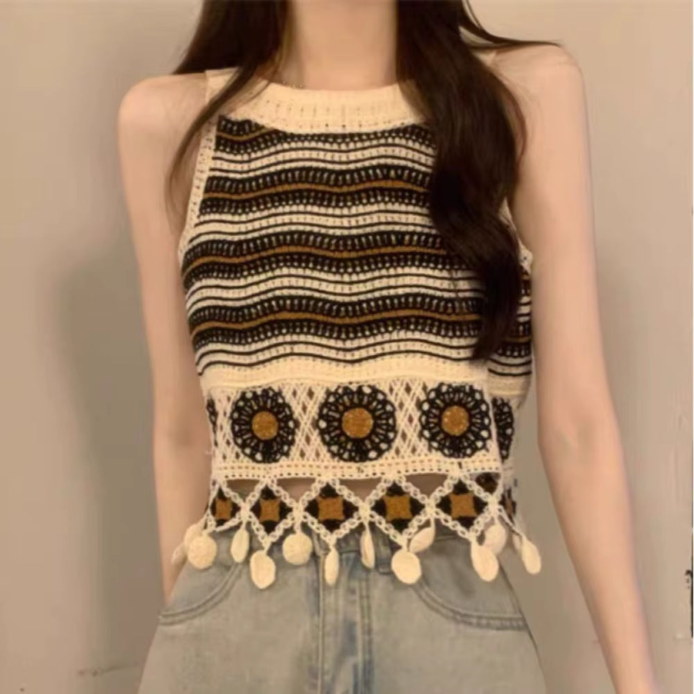 Knitted Tank Top Summer