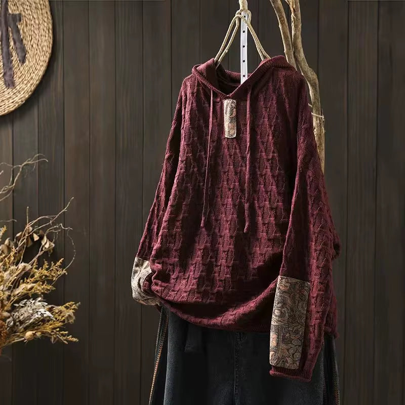 Loose Cotton Knitted Sweater