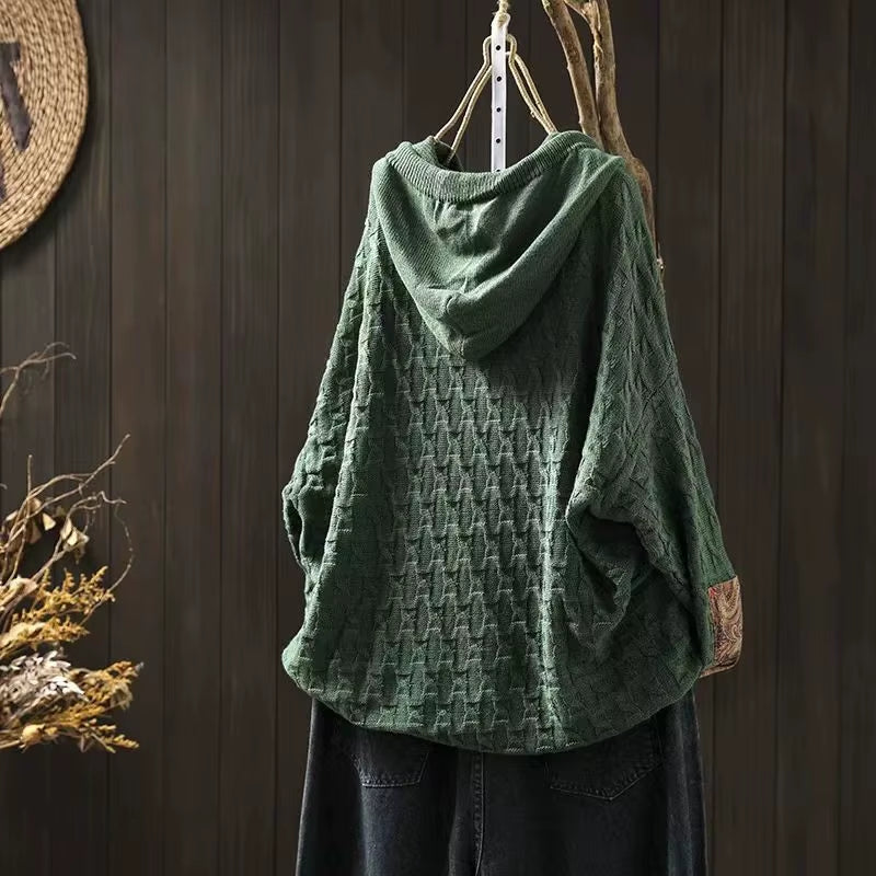 Loose Cotton Knitted Sweater