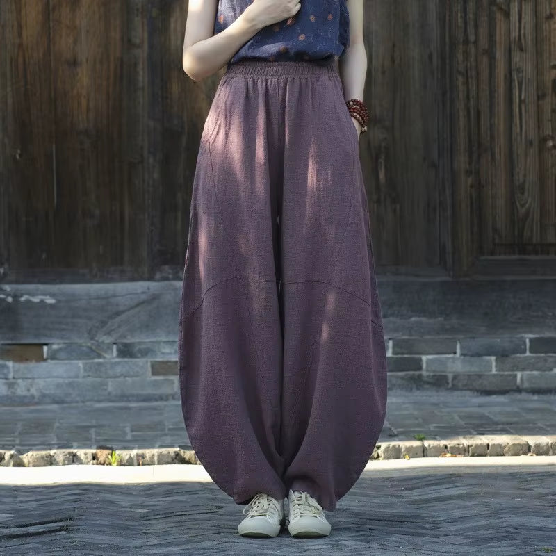 Vintage Linen Bloomers Pants