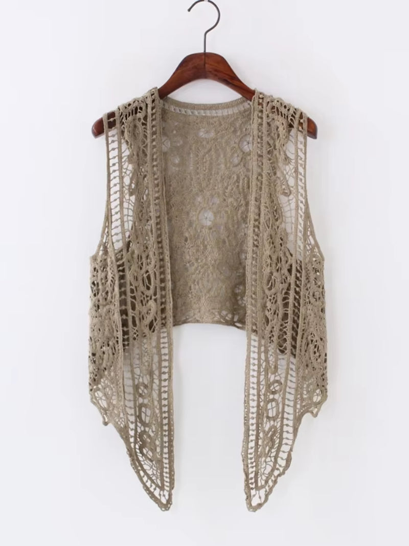 Cardigan Crochet Blouse