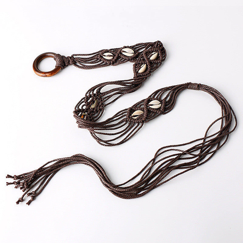 Wide Belt Waist Chain Bohemian Accessories