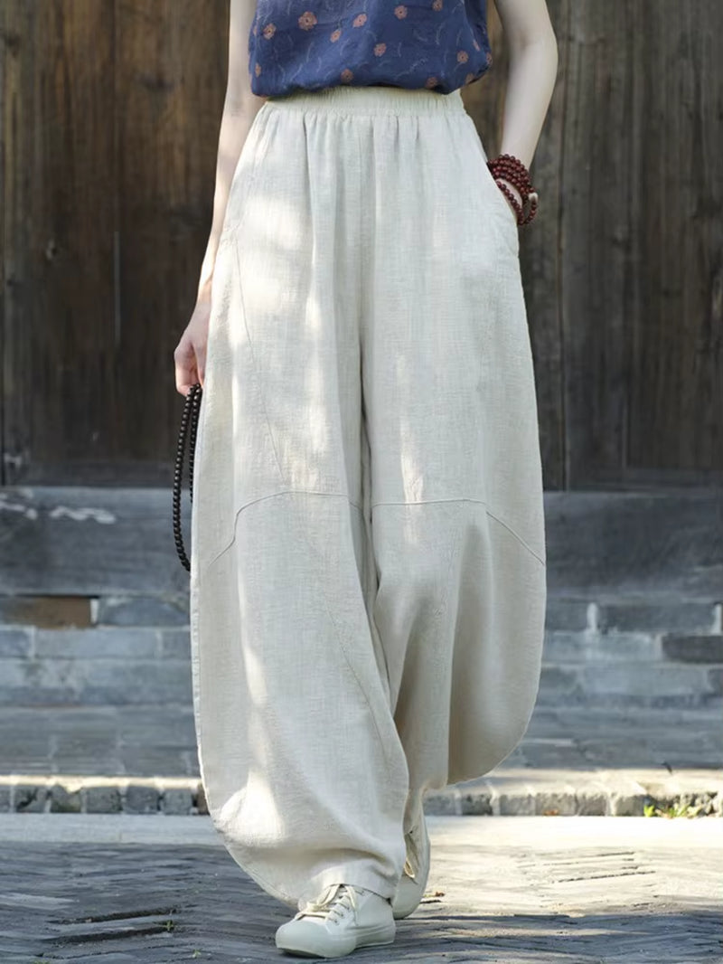 Vintage Linen Bloomers Pants
