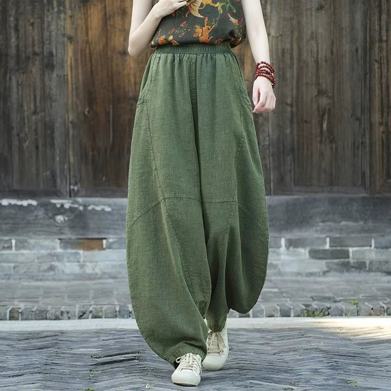 Vintage Linen Bloomers Pants