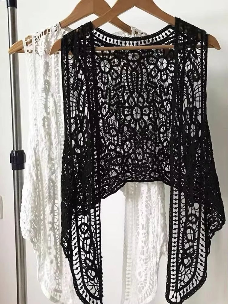 Cardigan Crochet Blouse