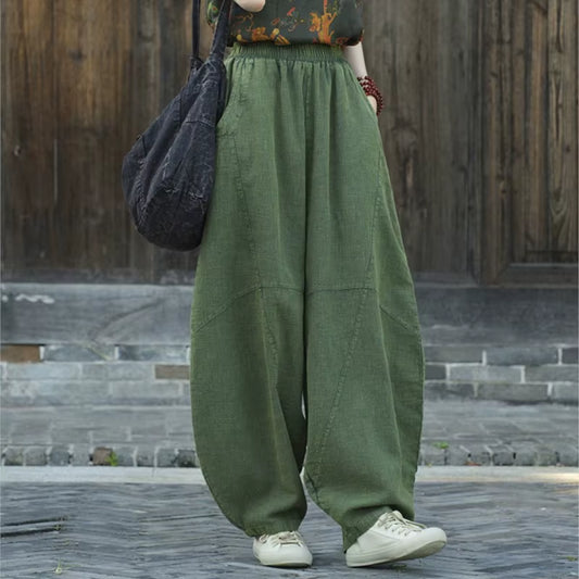 Vintage Linen Bloomers Pants 