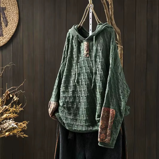 Loose Cotton Knitted Sweater 