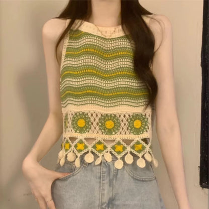  Knitted Tank Top Summer