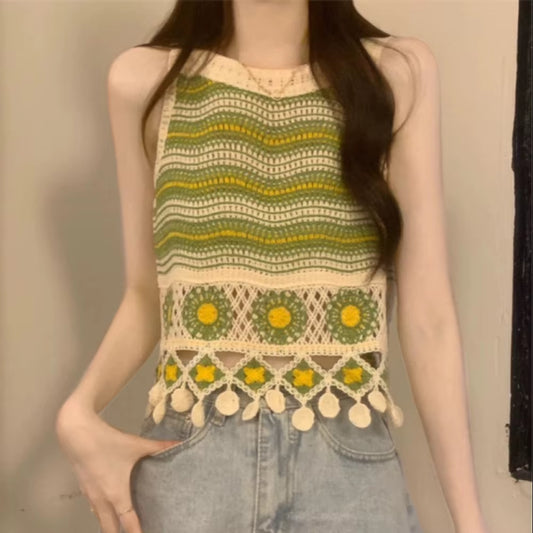  Knitted Tank Top Summer