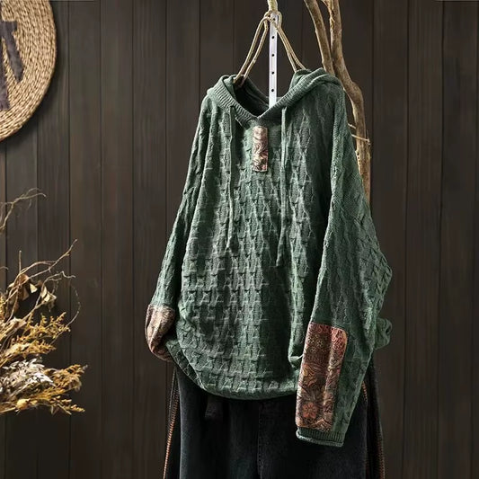 Loose Cotton Knitted Sweater 