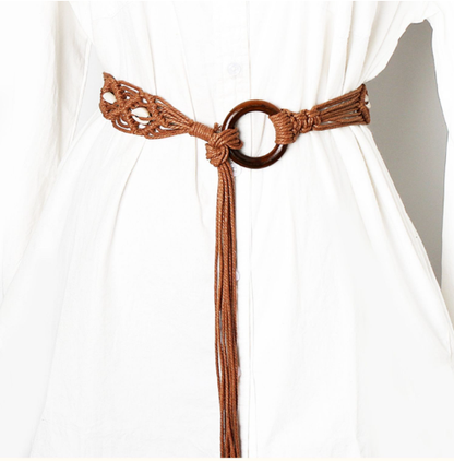 Wide Belt Waist Chain Bohemian Accessories