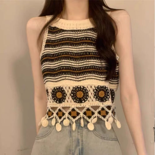  Knitted Tank Top Summer