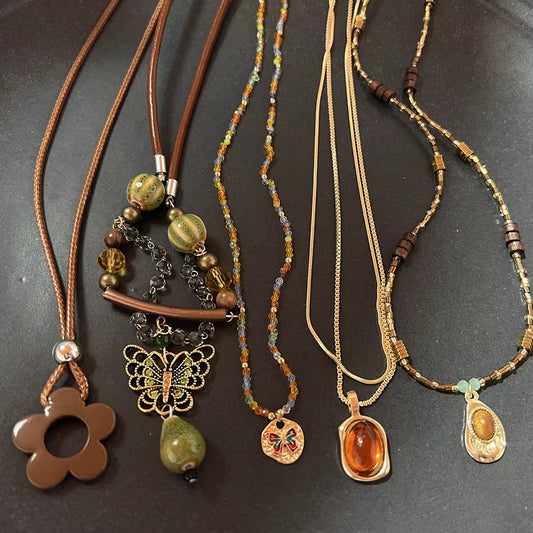 Stone Pendant Necklaces 