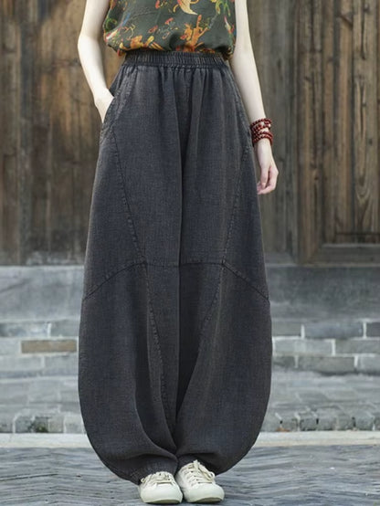 Vintage Linen Bloomers Pants 