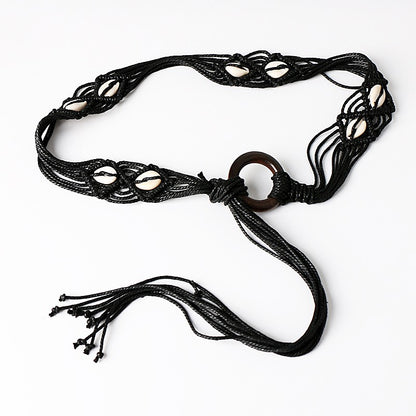 Wide Belt Waist Chain Bohemian Accessories