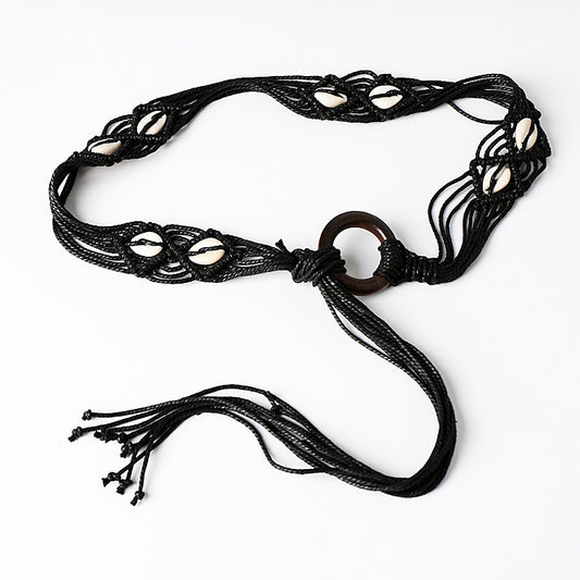 Wide Belt Waist Chain Bohemian Accessories